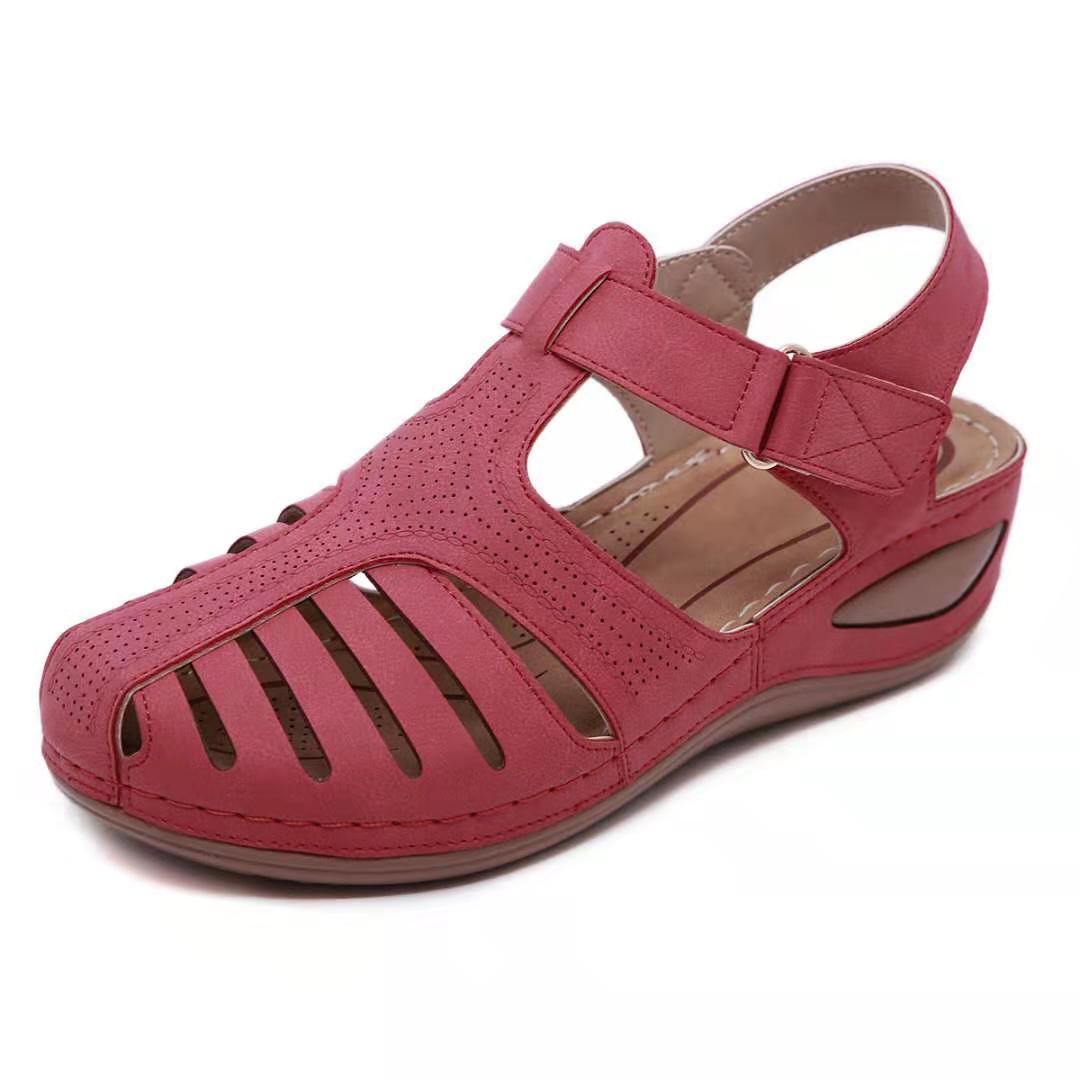 Leather Retro Orthopedic Sandals