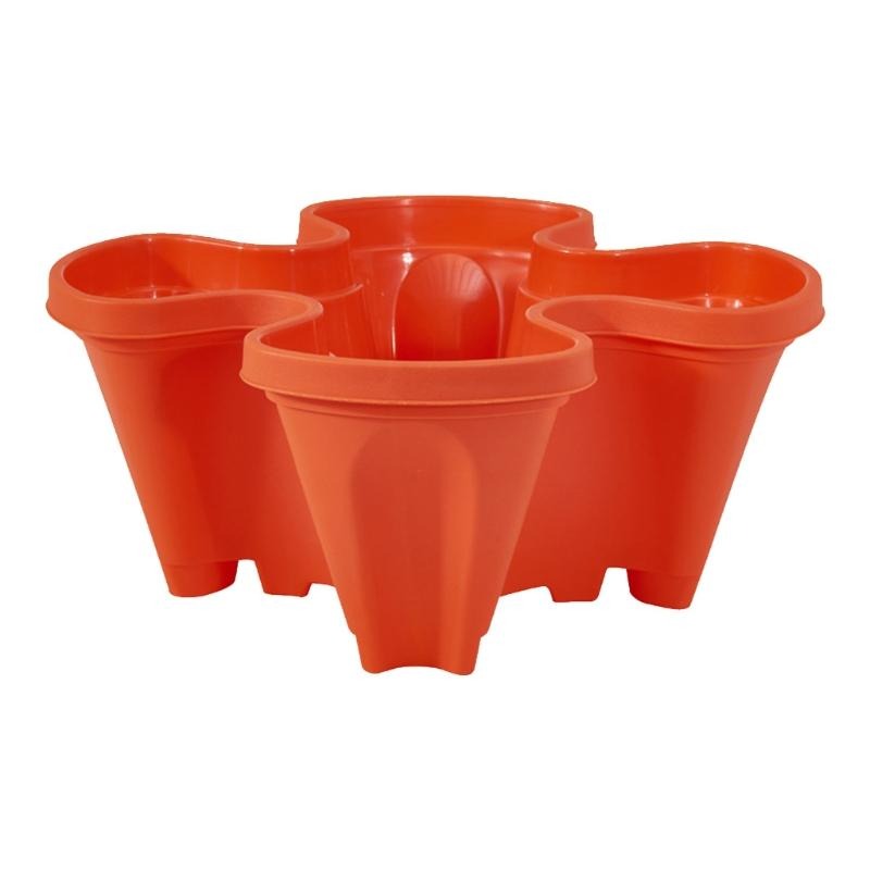 Strawberry stackable plant pots
