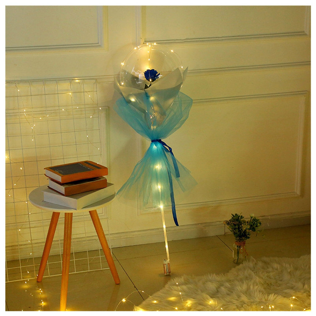 LED Luminous Balloon Rose Bouquet (Do-it-yourself package)