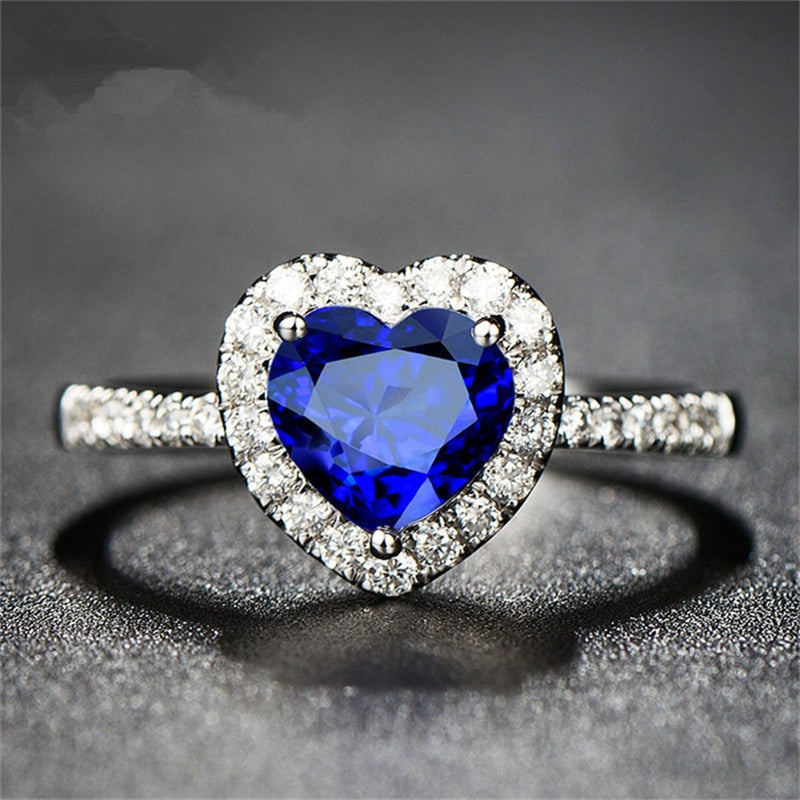 Heart Cubic Zirconia Ring