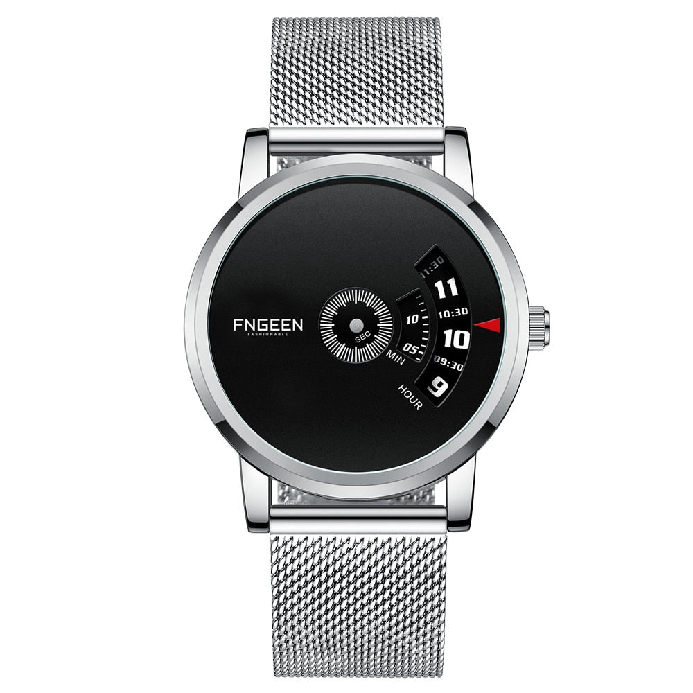 Unique men's timepiece