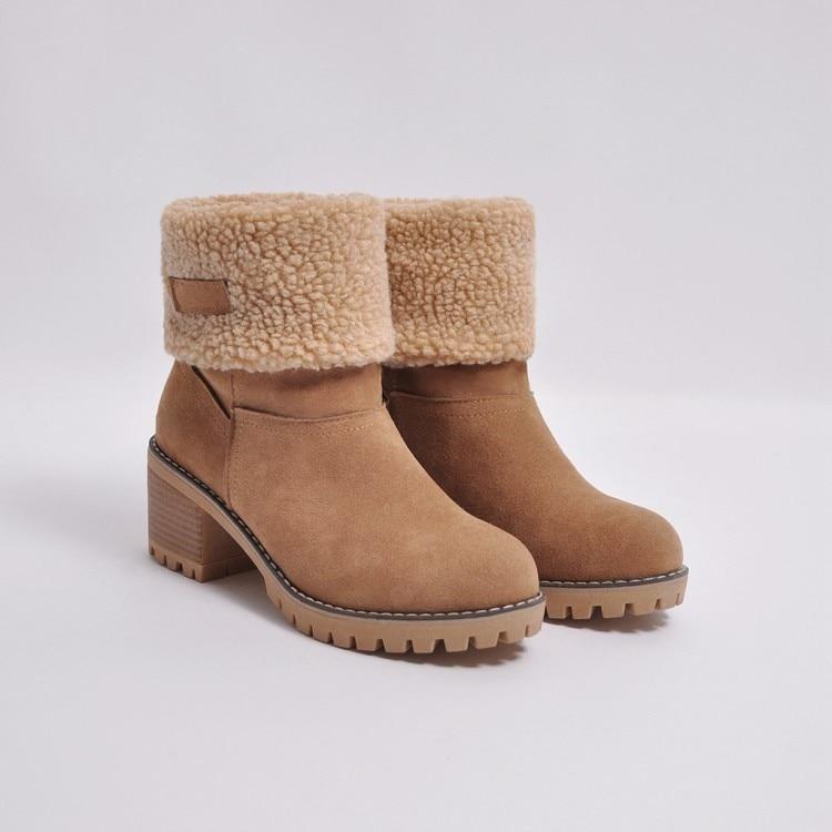 Winter Fur Warm Snow Boots