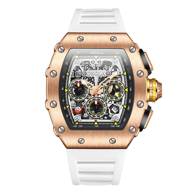 Men's Luminous Tonneau Watch