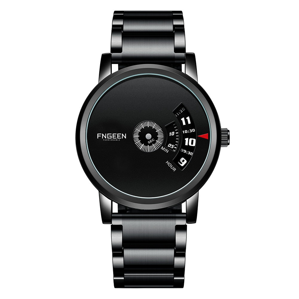 Unique men's timepiece