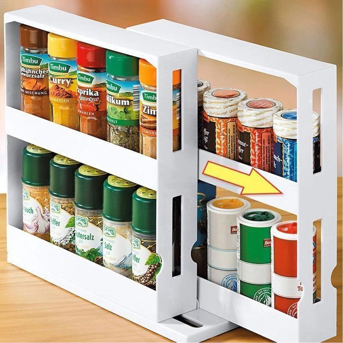 Multifunctional Rotating Storage Rack
