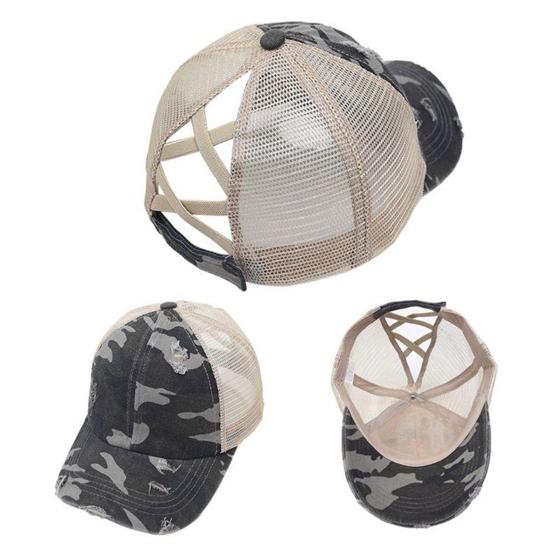 Criss Cross Ponytail Cap