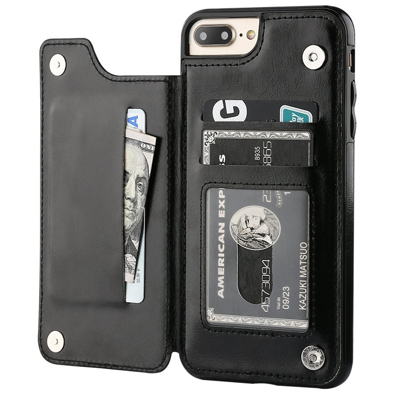 iPhone Leather Wallet Case