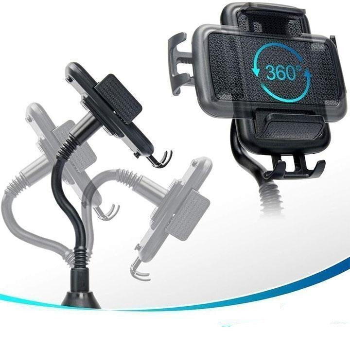 Fleksibel bilkoppholder for telefon