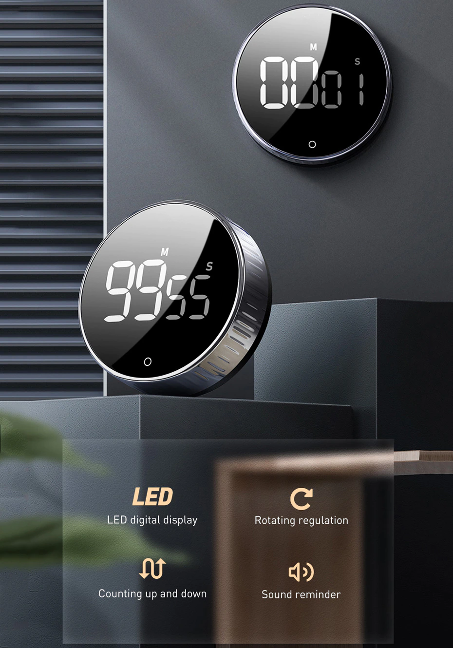 Mangetic Digital Timer