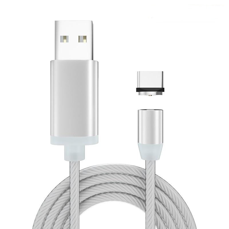 iGlow Glowing LED Magnetic 3 in 1 USB Charging Cable