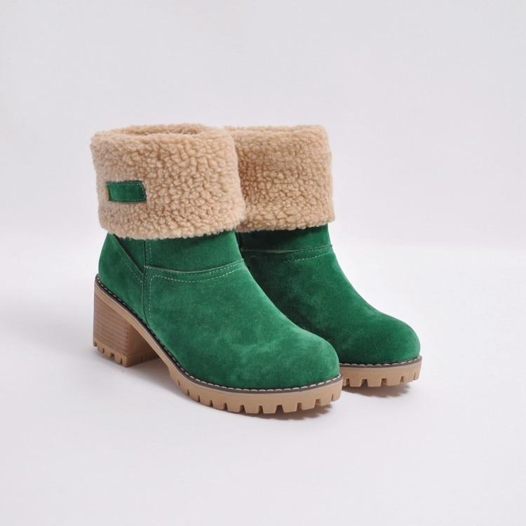 Winter Fur Warm Snow Boots