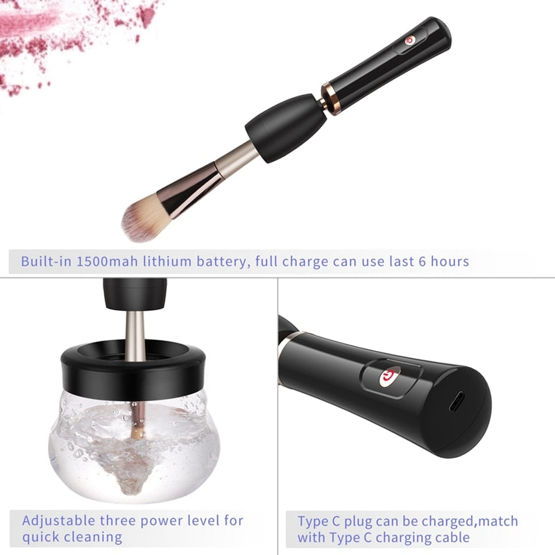 Electric Makeup Brush Cleaner &amp; Dryer