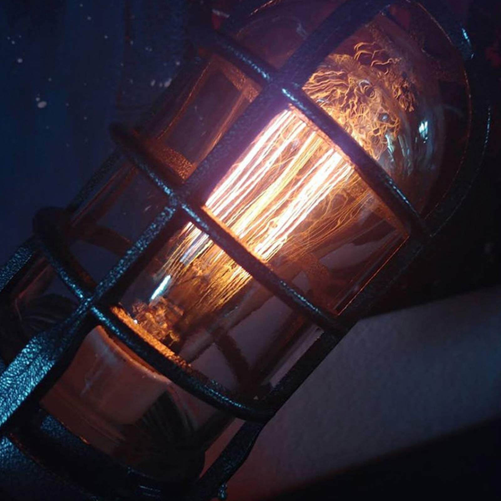 Vintage Steampunk Rocket Lamp