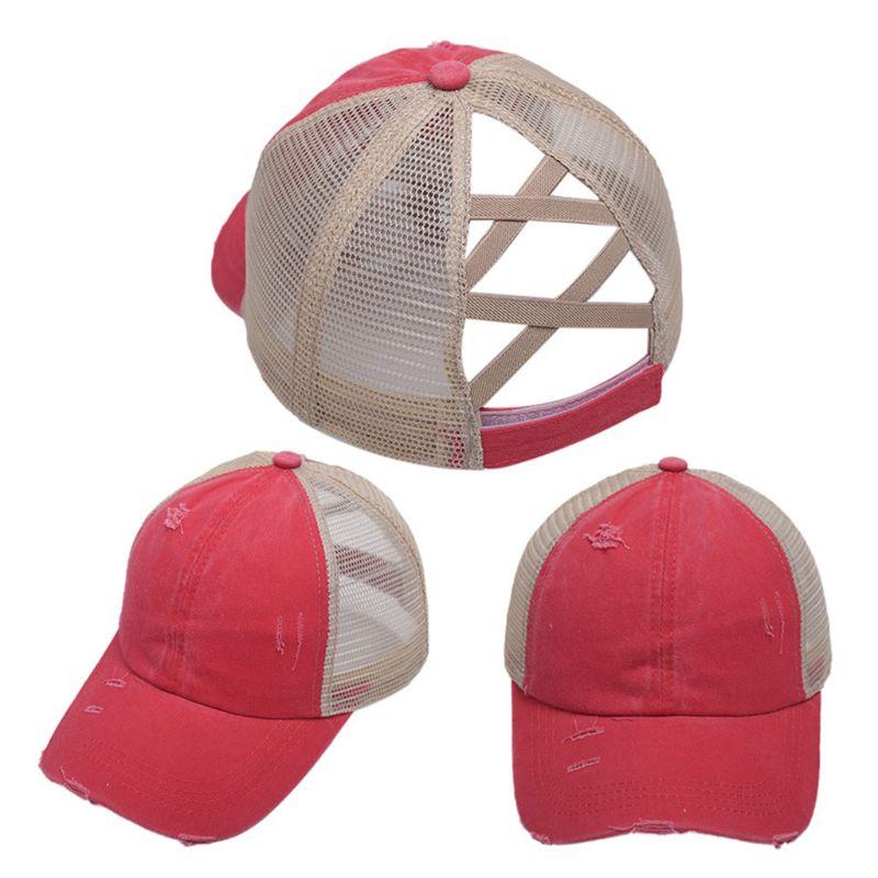 Criss Cross Ponytail Cap