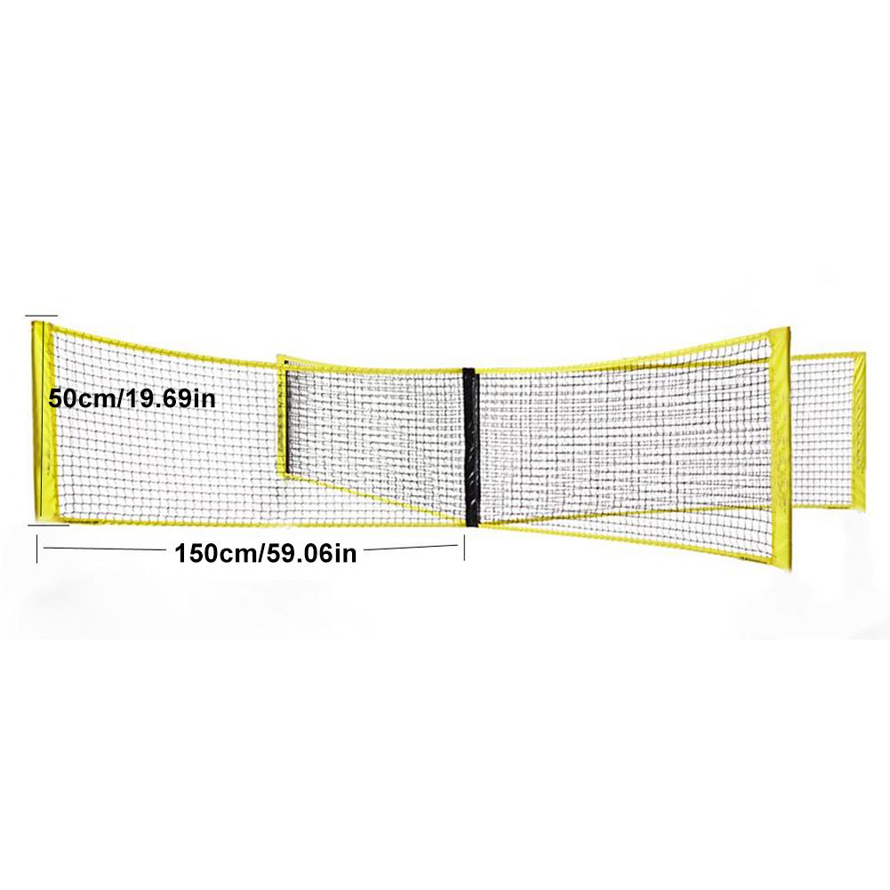 Four-sided Cross Volleyball Net