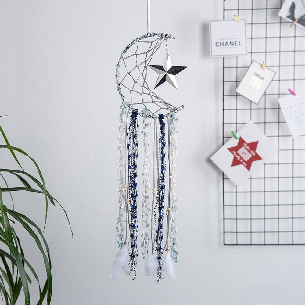 Macrame Moon Dreamcatcher