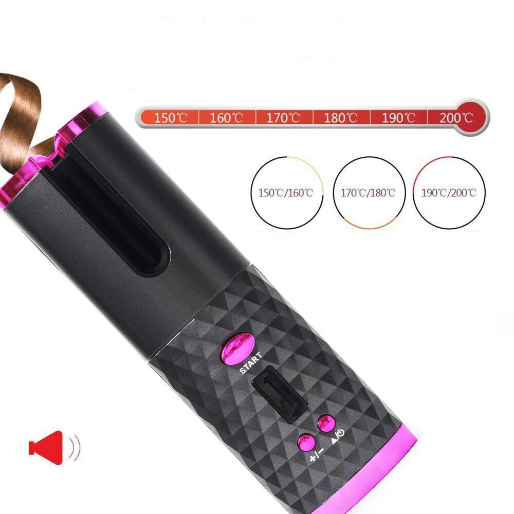 Automatic Rotating Ceramic Hair Curler