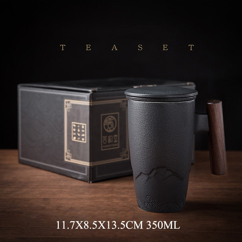 Keramisk kaffe- og tekopp