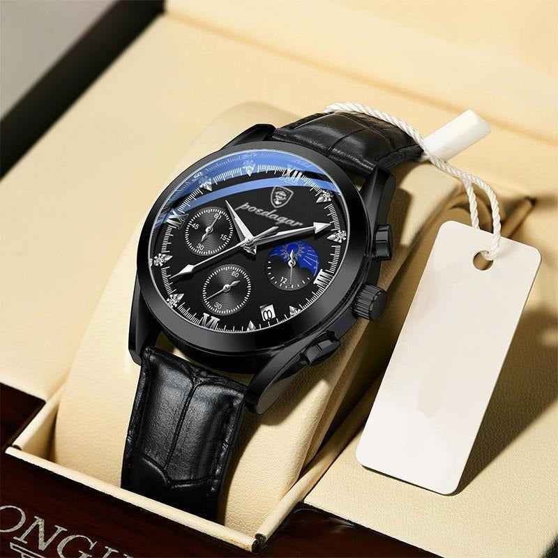 Premium Leather Wristwatch for Men