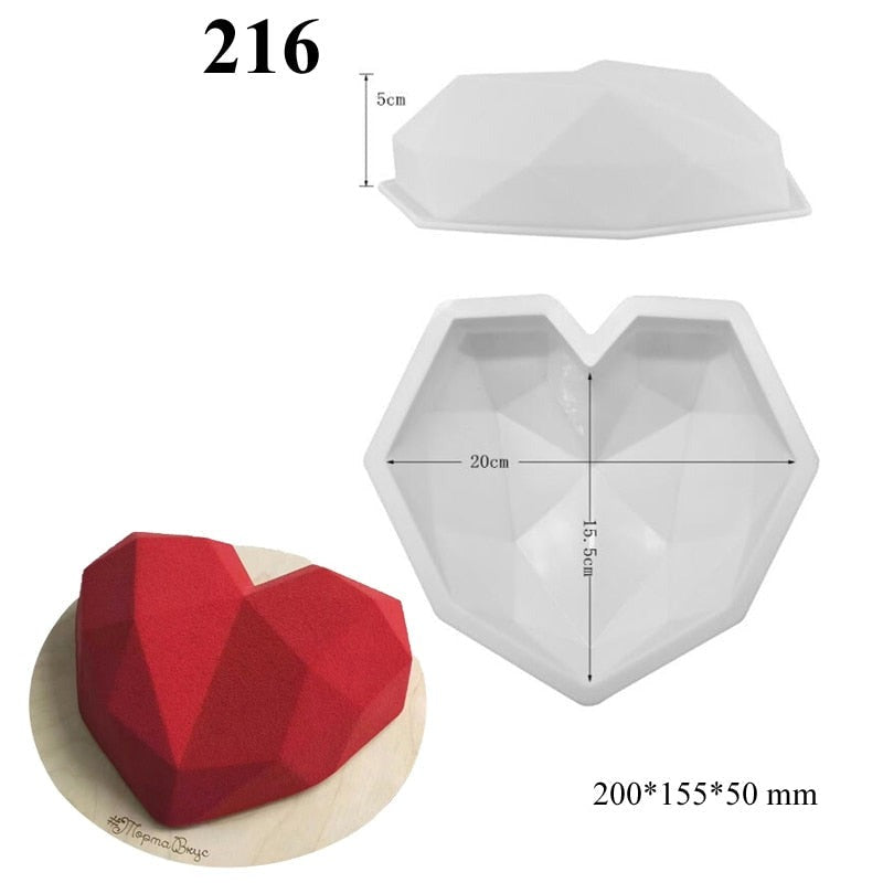 3D Silicone Dessert Molds