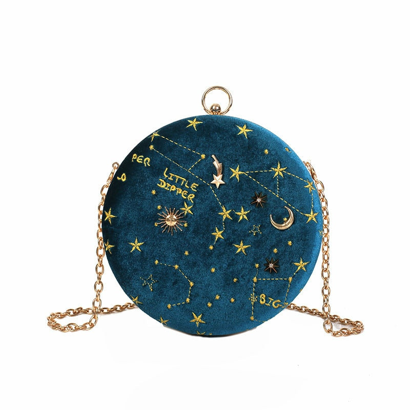 Zodiac Sign Velvet Bag