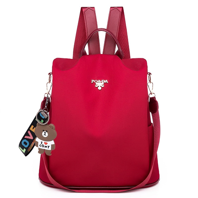 2021 New Beautiful Waterproof Anti-theft Backpack