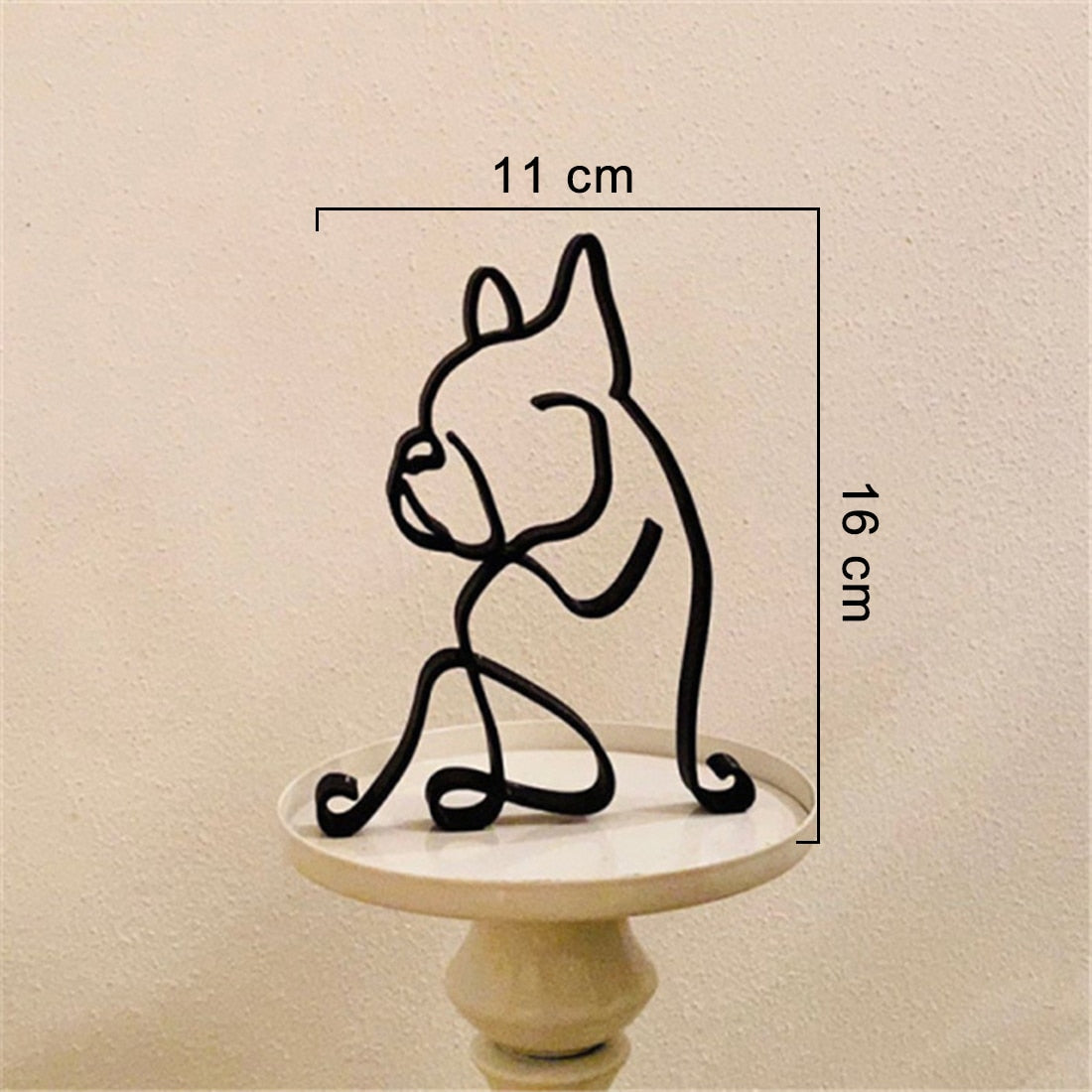 Minimalist Dog Art Sculpture