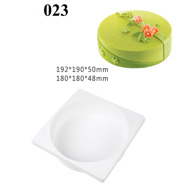 3D Silicone Dessert Molds