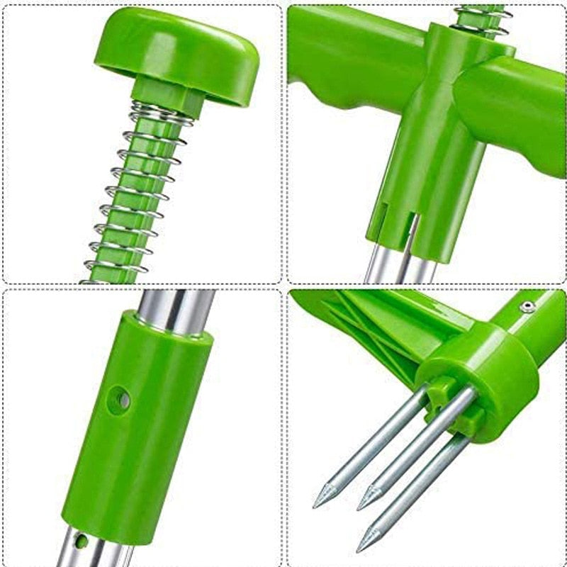 Weed remover with long handle