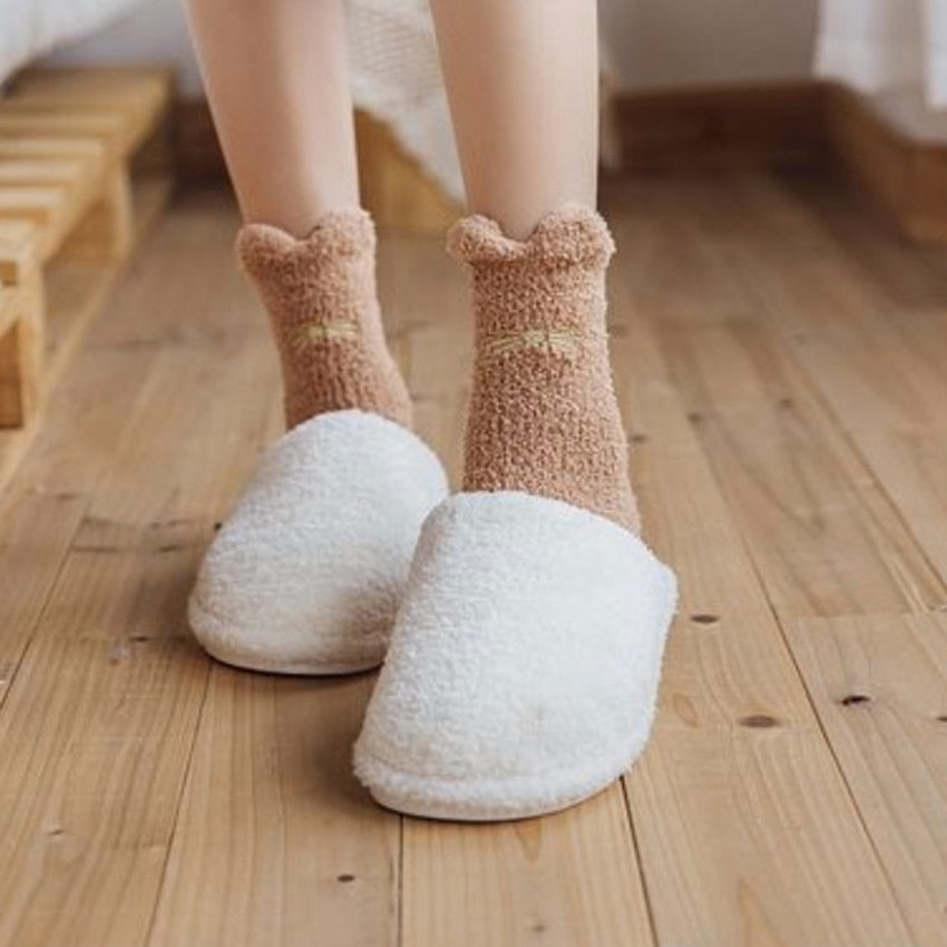 Fluffy Paw Socks