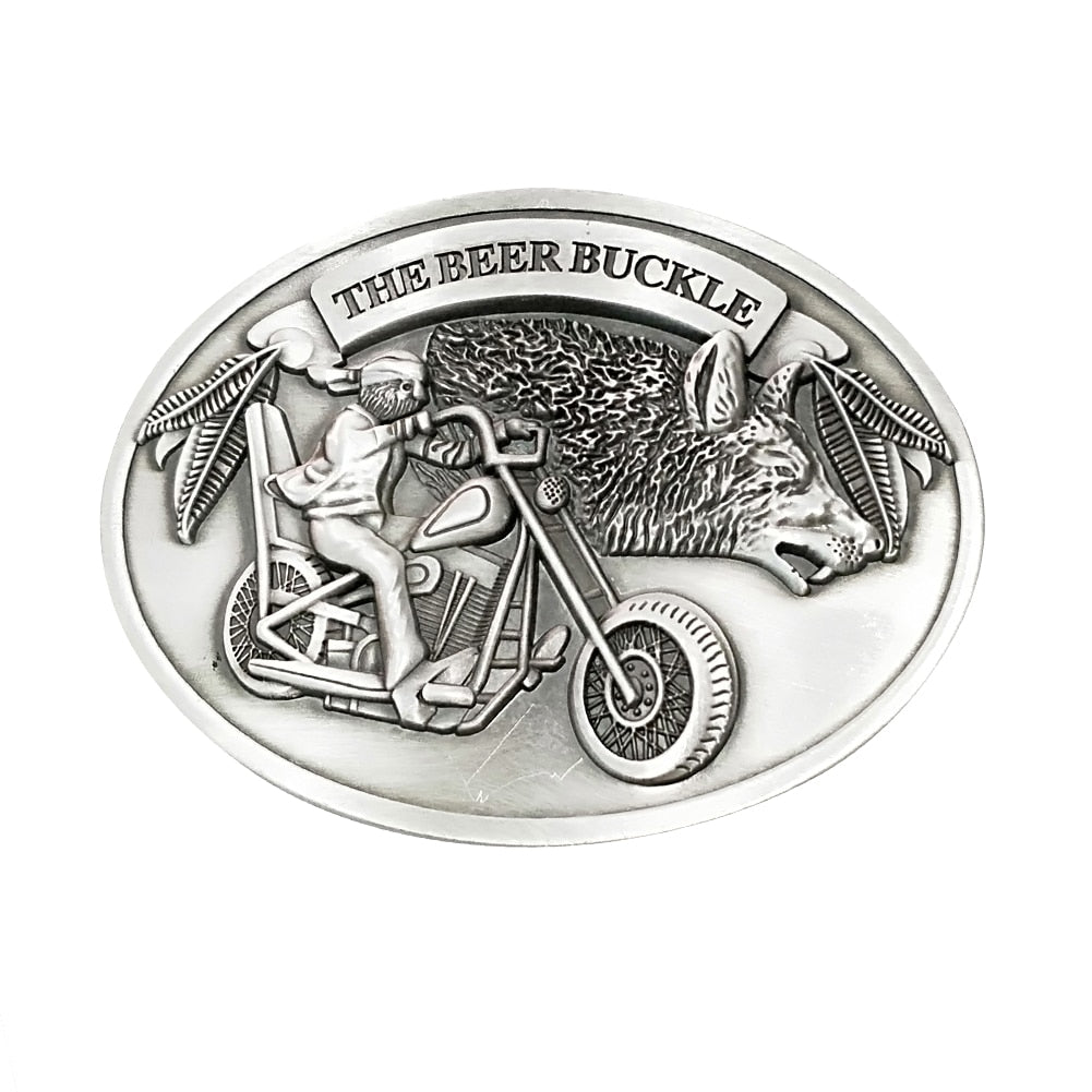 Belt buckle Beer holder