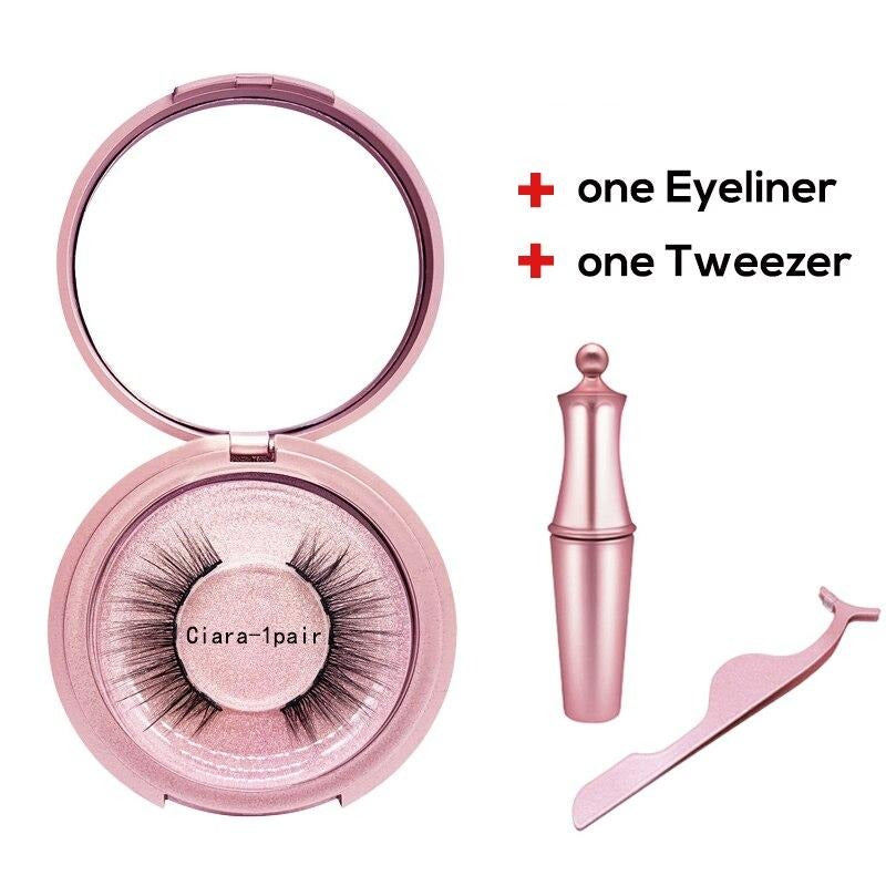 Magnetic eyelash set