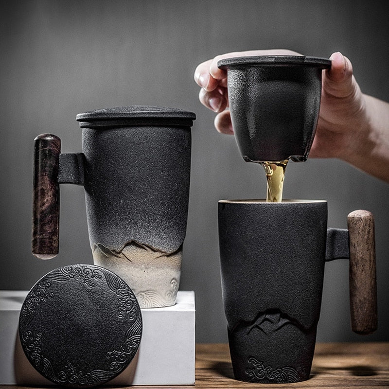 Keramisk kaffe- og tekopp