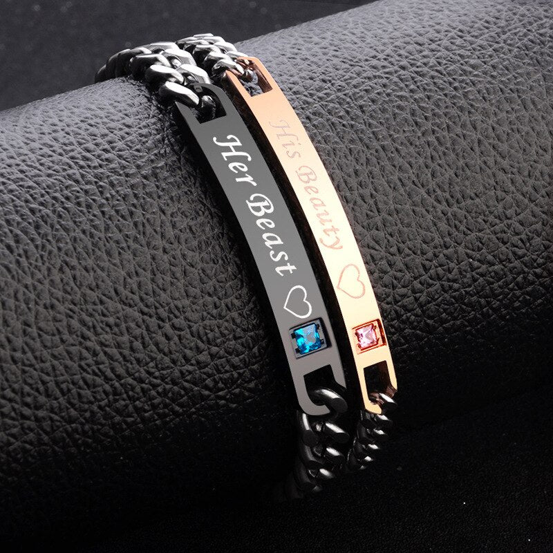 His Beauty and Her Beast Bracelet