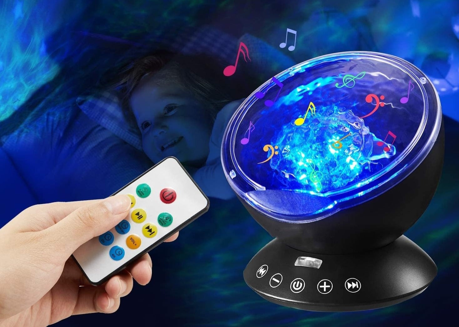 Ocean Wave Projector LED Night Light