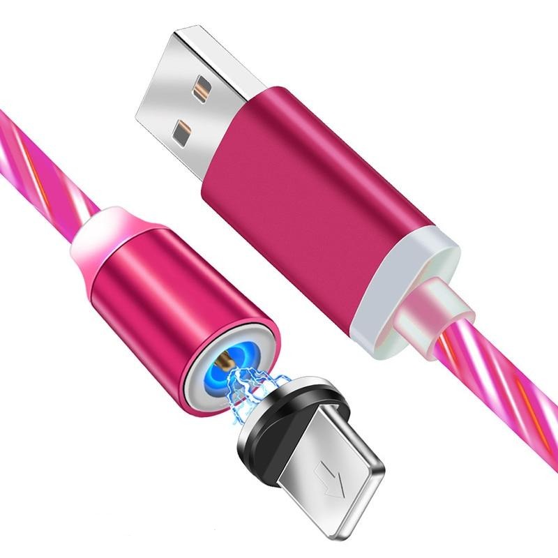 iGlow Glowing LED Magnetic 3 in 1 USB Charging Cable