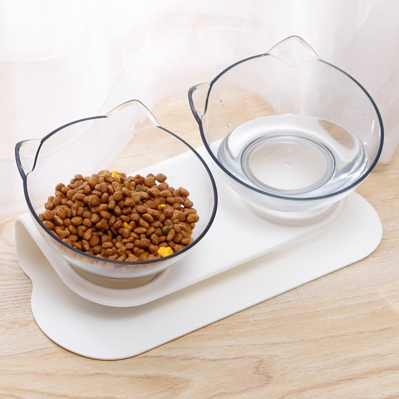 Tilted Cat Food Bowl