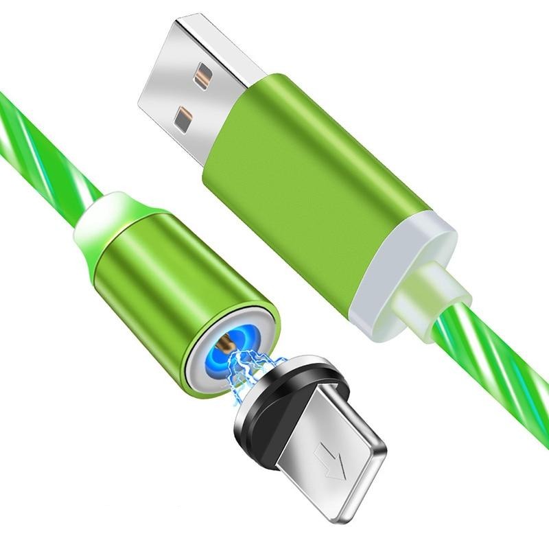 iGlow Glowing LED Magnetic 3 in 1 USB Charging Cable
