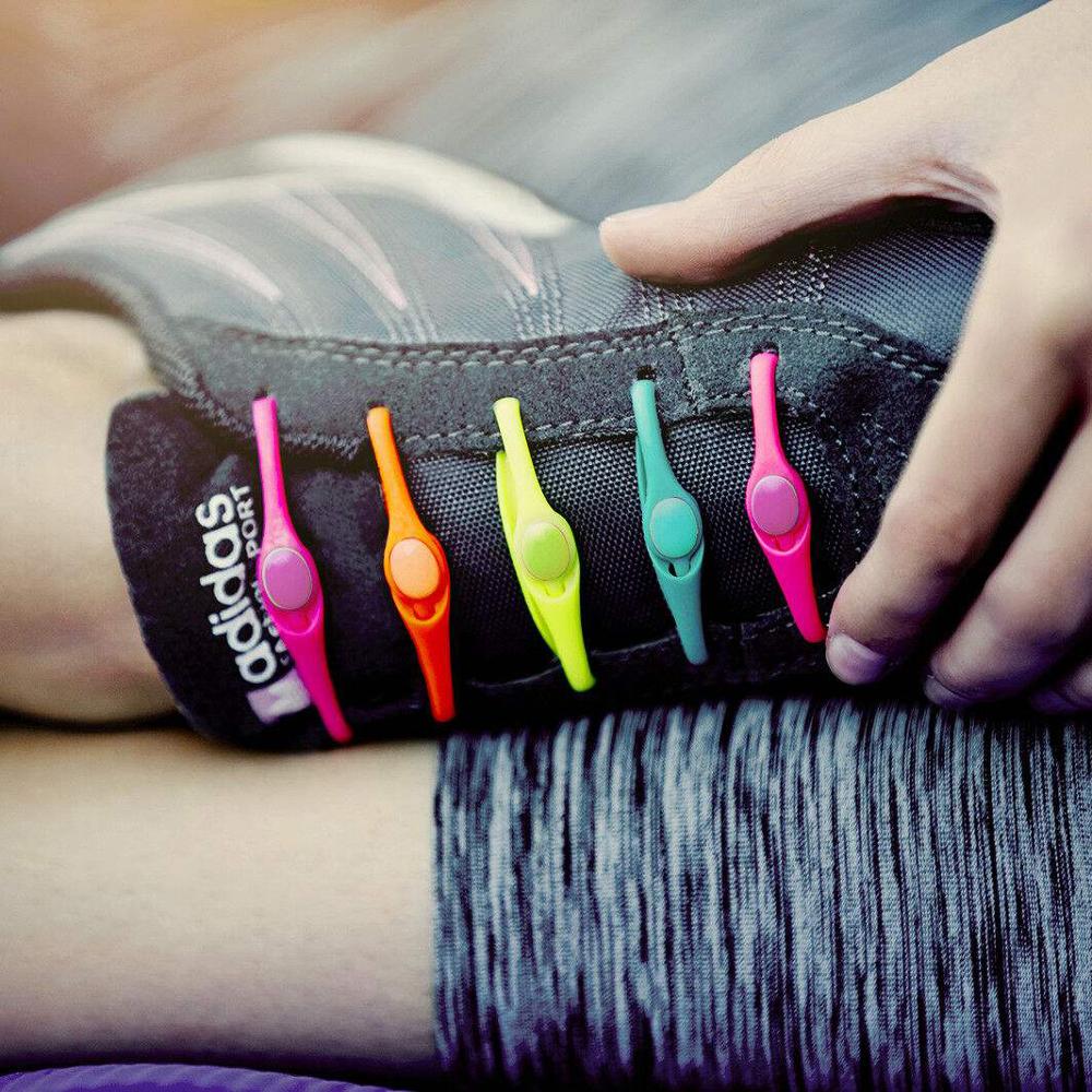 No-Tie Silicone Shoelaces (16 pieces/pack)