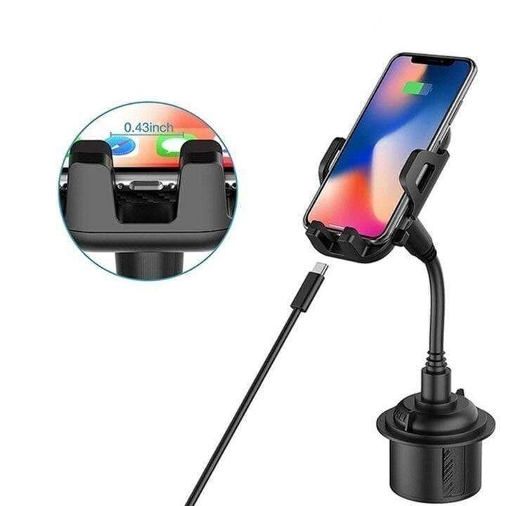 Fleksibel bilkoppholder for telefon