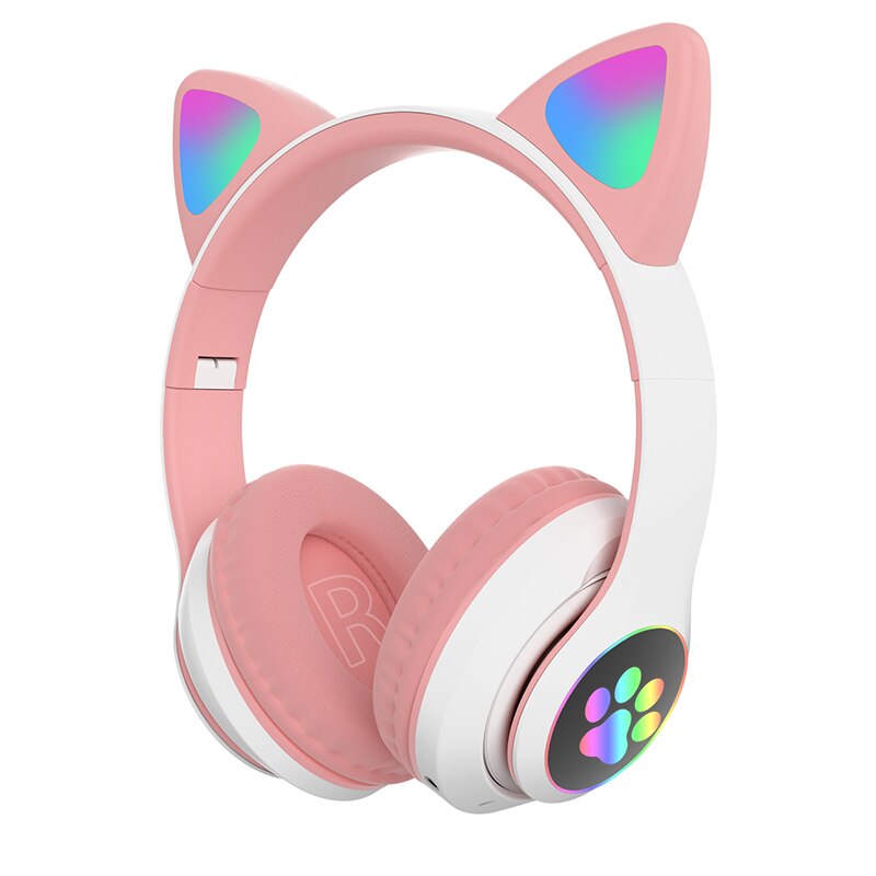 Cute Cat Ear Bluetooth Headphones