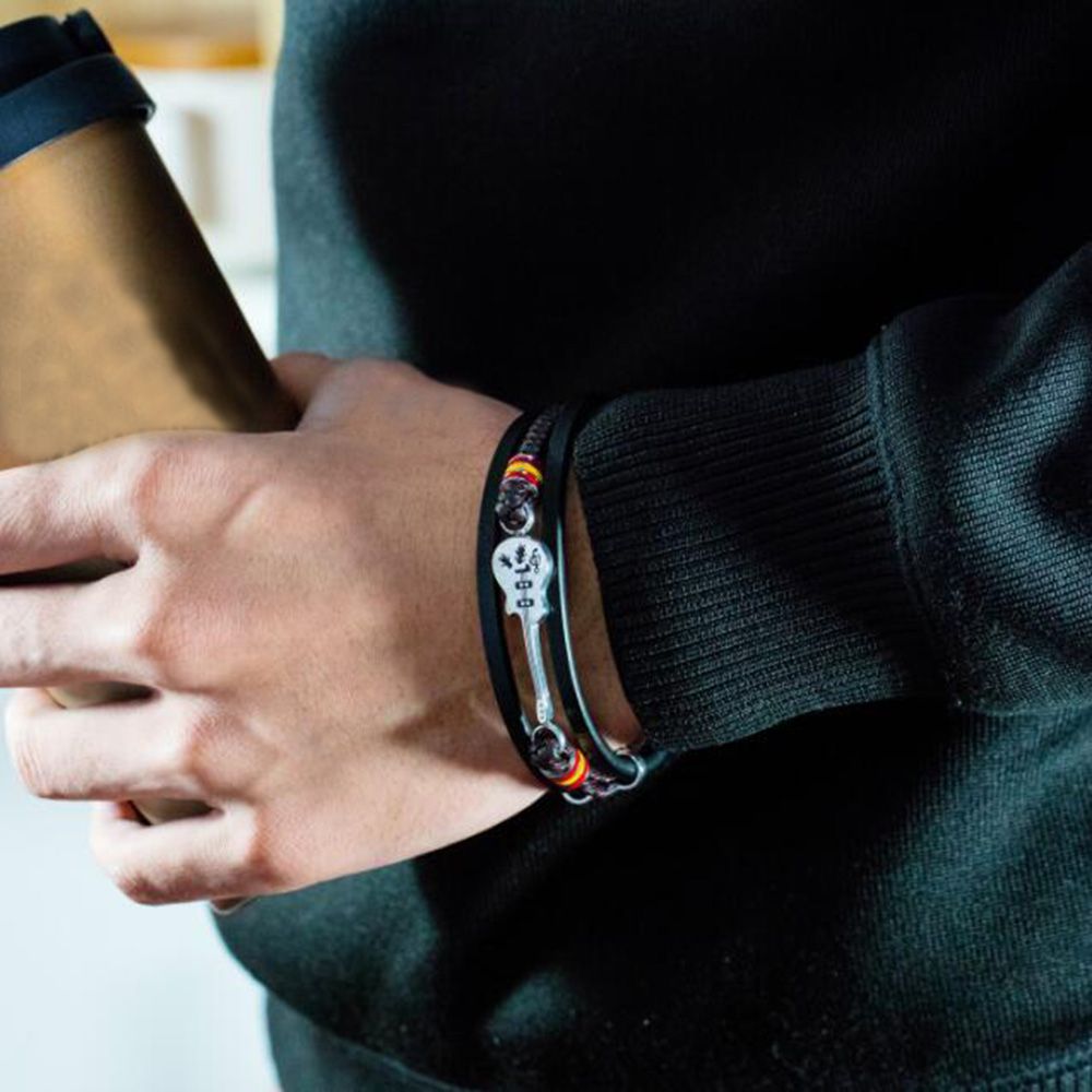 Limited Edition Guitar Leather Bracelet