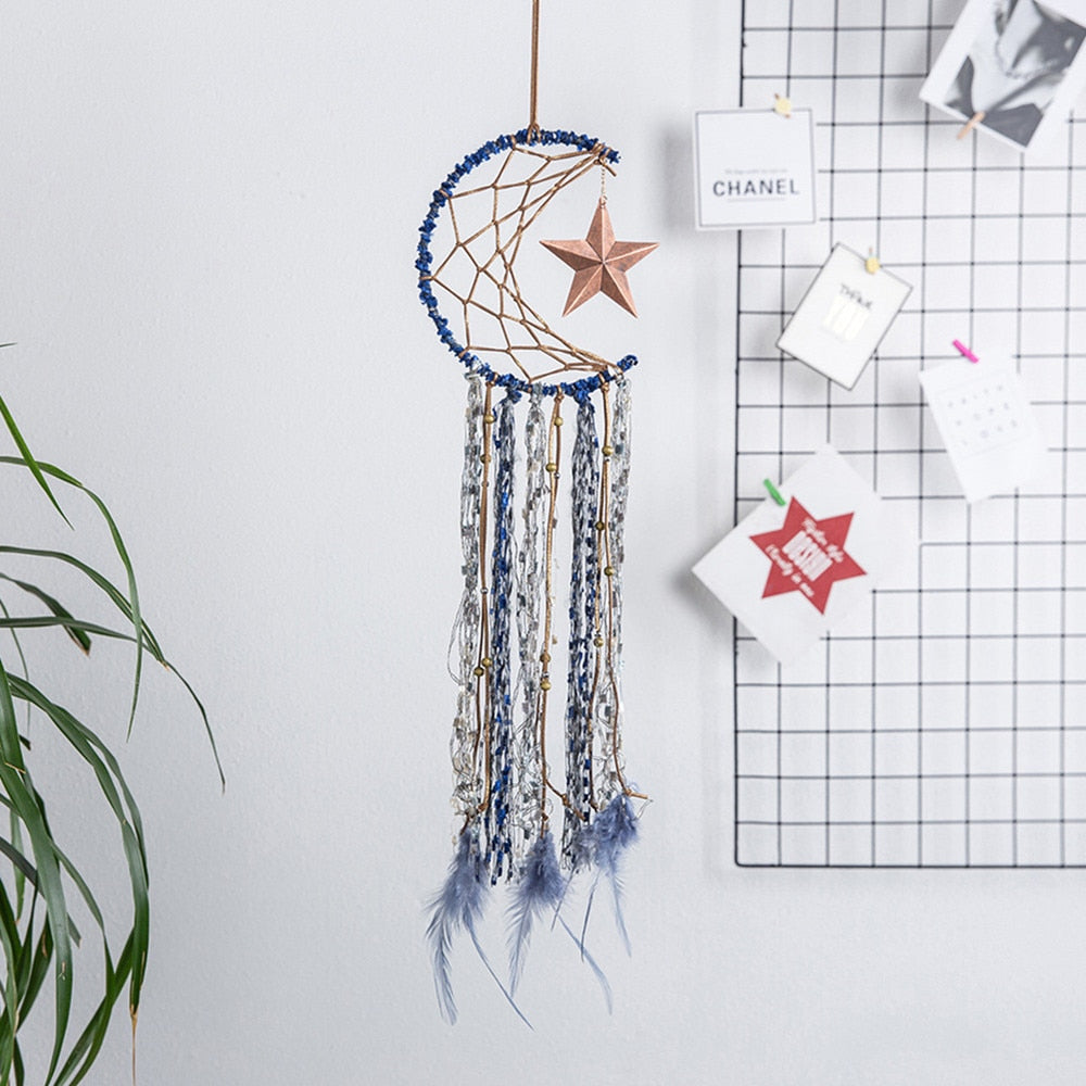 Macrame Moon Dreamcatcher