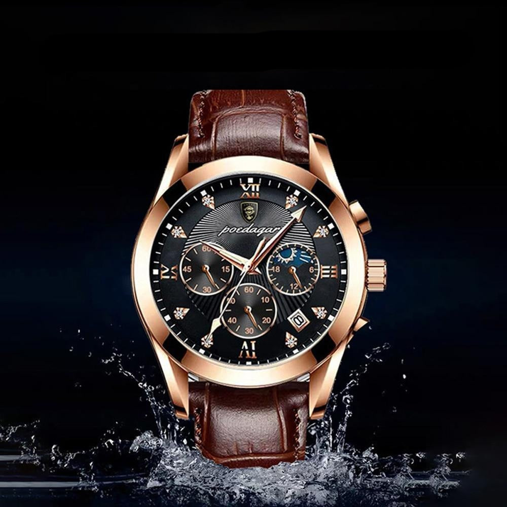 Premium Leather Wristwatch for Men