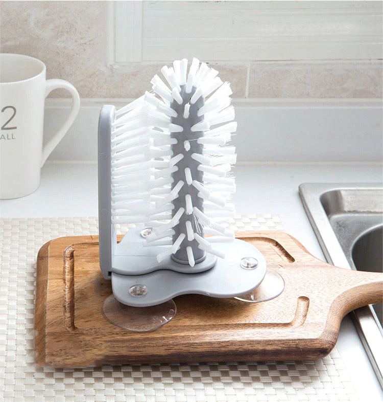 Window Cleaner With Double Sided Brush
