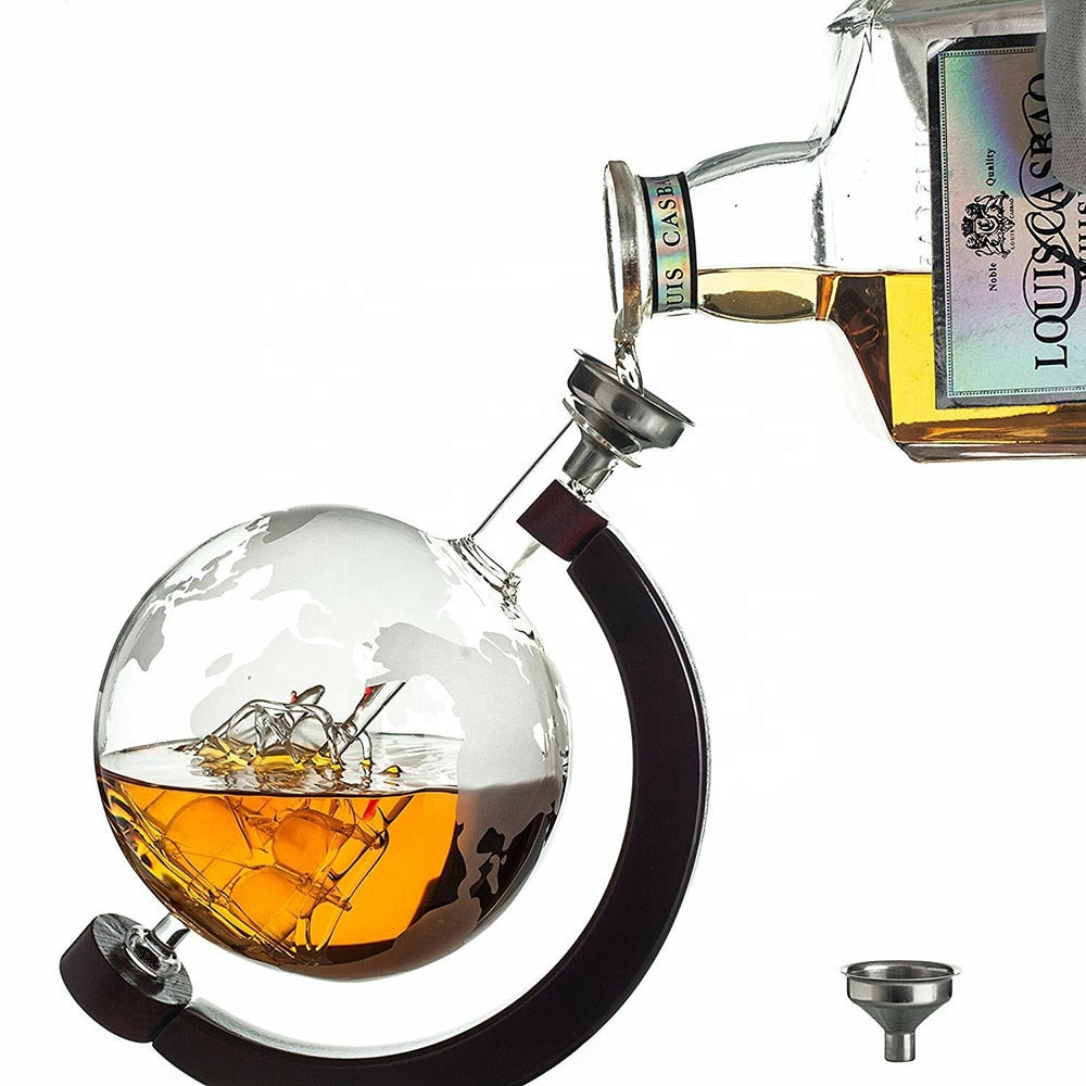 Whiskykaraffelsett "Globus"