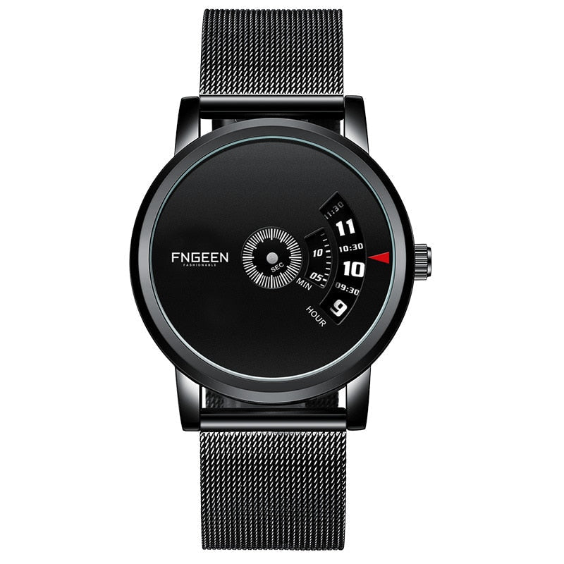 Unique men's timepiece