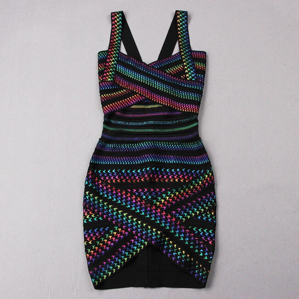 Women Multi Color Party Dress