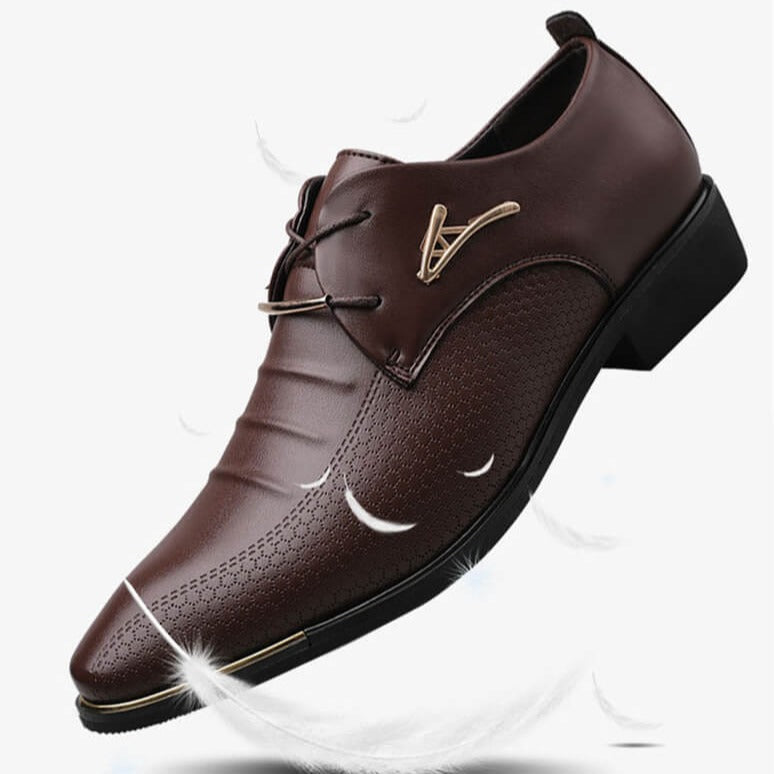 Classic leather men's shoes