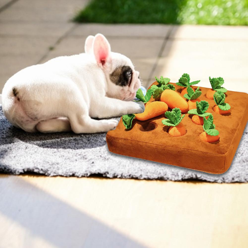 Dog Carrot Plush Toy